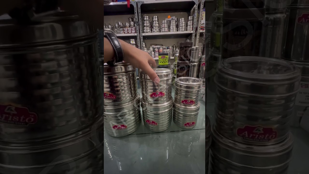 Imported Stainless Steel Kitchen Containers