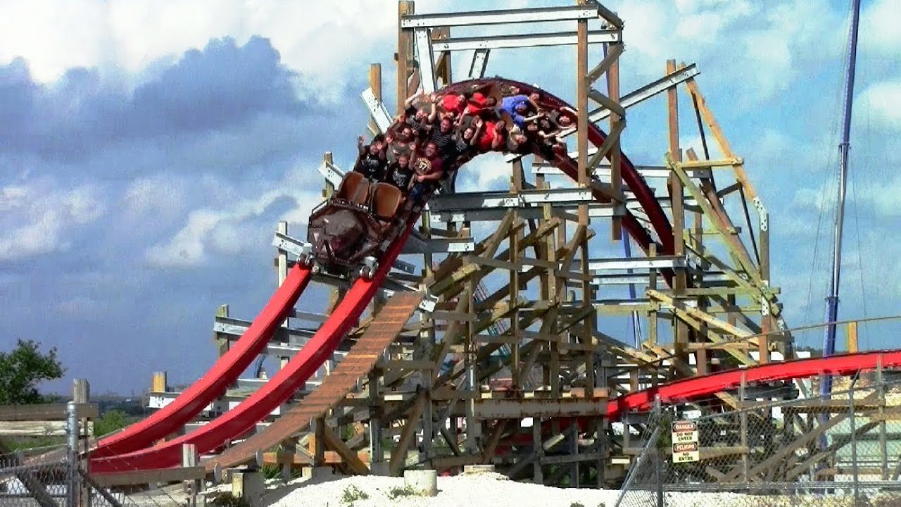 Iron Rattler off-ride HD Six Flags Fiesta Texas