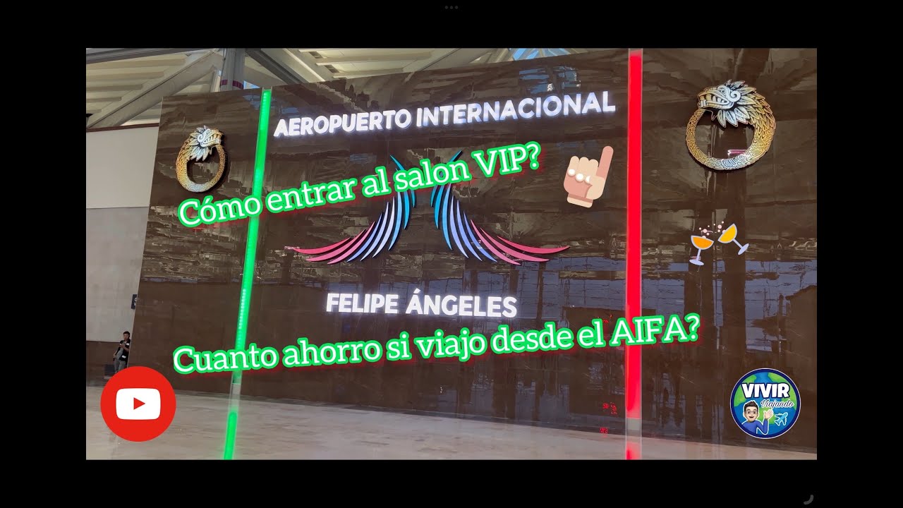 Aeropuerto Internacional AIFA, Costo estacionamiento - Sala VIP - Costo de vuelo ✈️🥃🚙