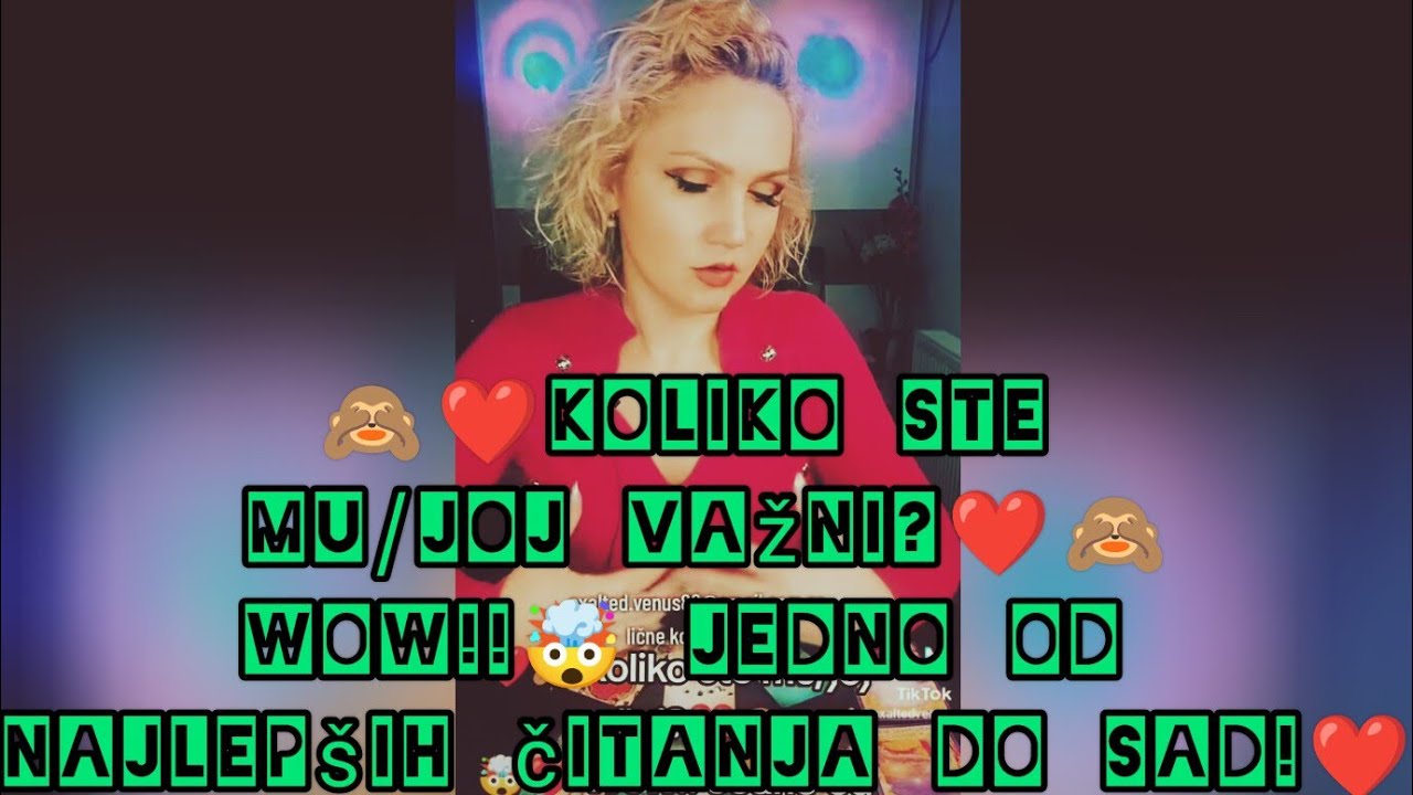 🙈❤️Koliko ste mu/joj važni?❤️🙈Wow!!🤯 Jedno od najlepših čitanja do sad!❤️ Tarot čitanje - Astrolog