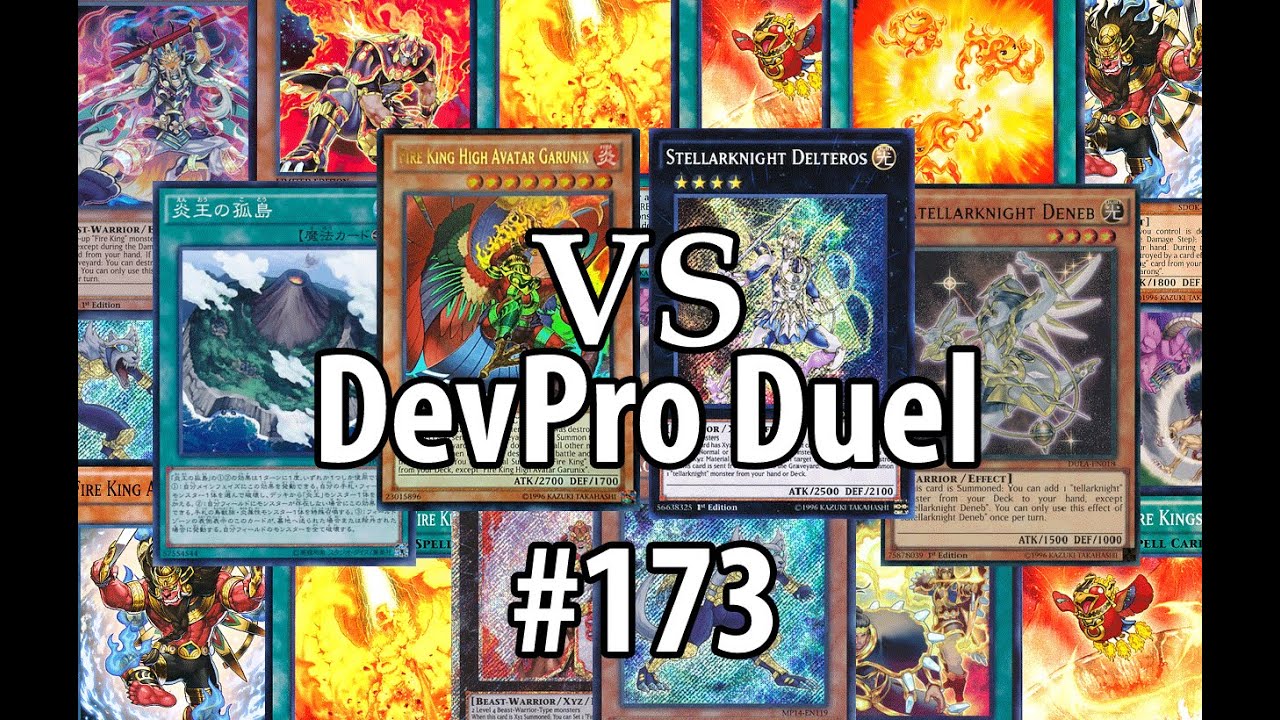 Yu-Gi-Oh! DevPro Duel #173 - Fire Kings (post Crossed Souls) - Fire King Island