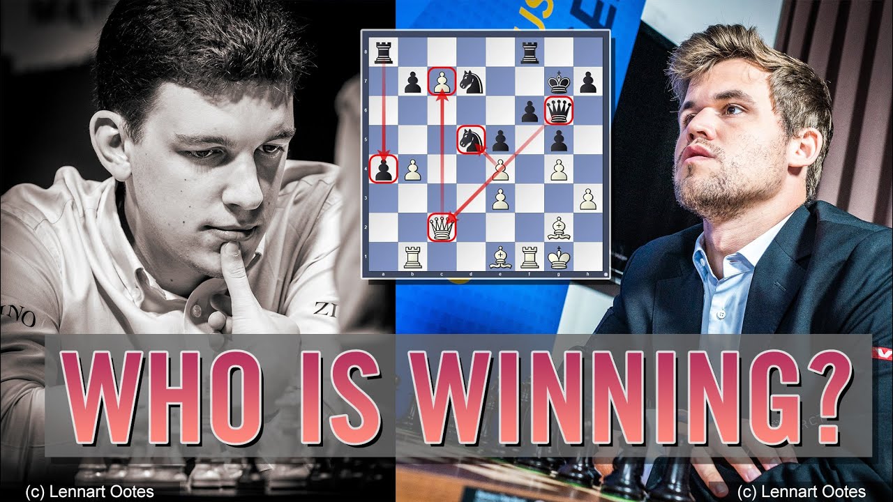Who is winning? | Magnus Carlsen vs Jan-Krzysztof Duda | game 3, day 1 Charity Cup 2022
