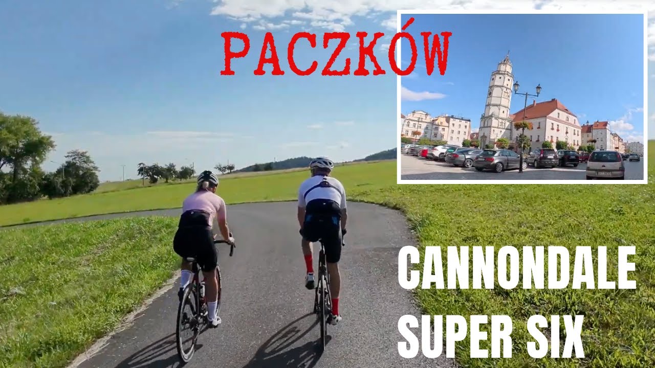 Na silničním kole Cannondale SuperSix  přes Paczków a Základnu Rychlebek