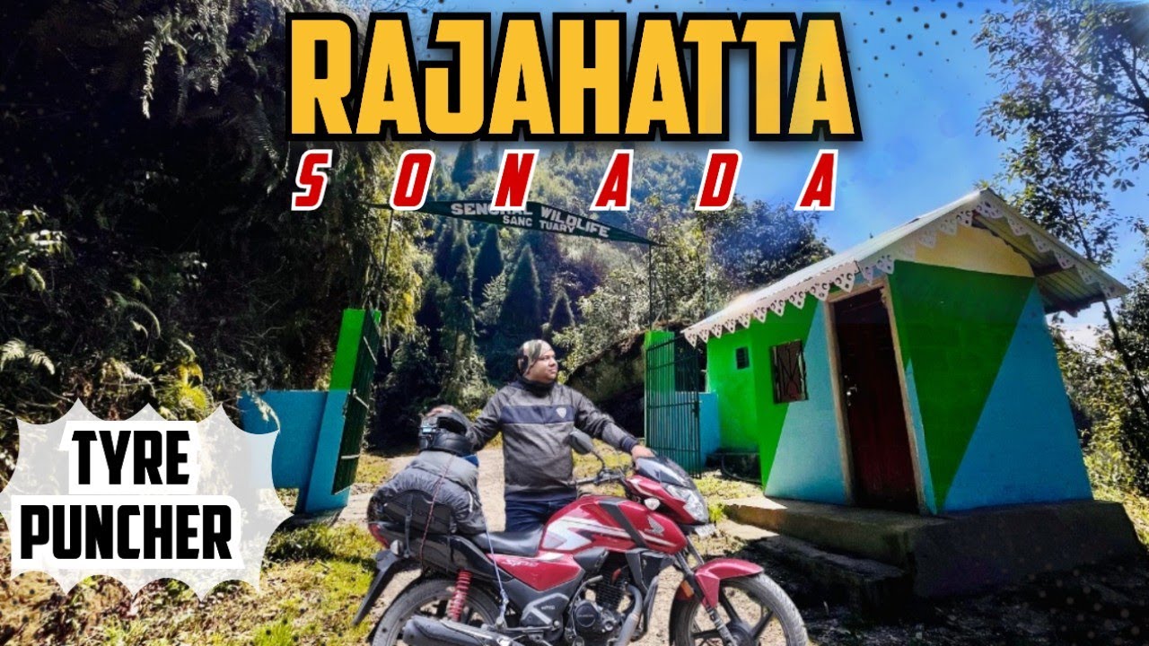 |Rajahatta Sonada| Tyre puncher জঙ্গেলের মাঝে 😰| North Bengal Group Trip😃Ride with Roy| Part 5