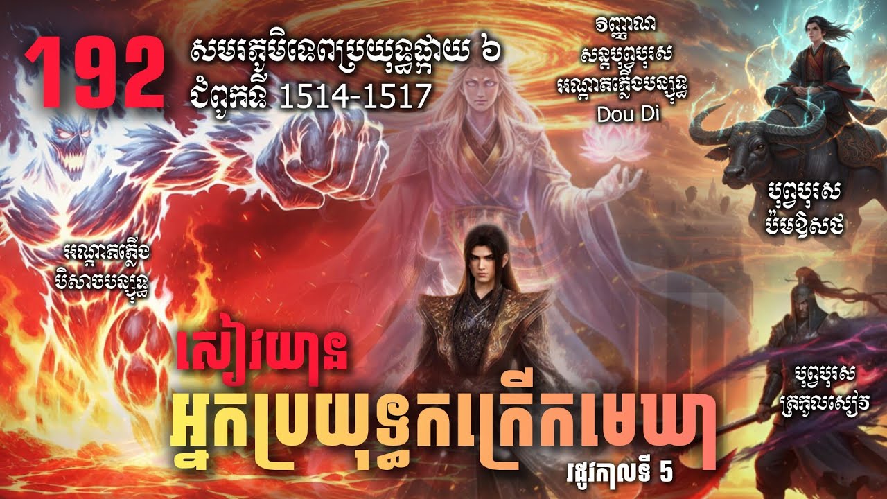 ប្រយុទ្ធទៅកាន់មេឃា Episode 192 រដូវកាលទី៥ Battle Through The Heavens-Ch 1514-1517 |សម្លេងនិទាន🎙️