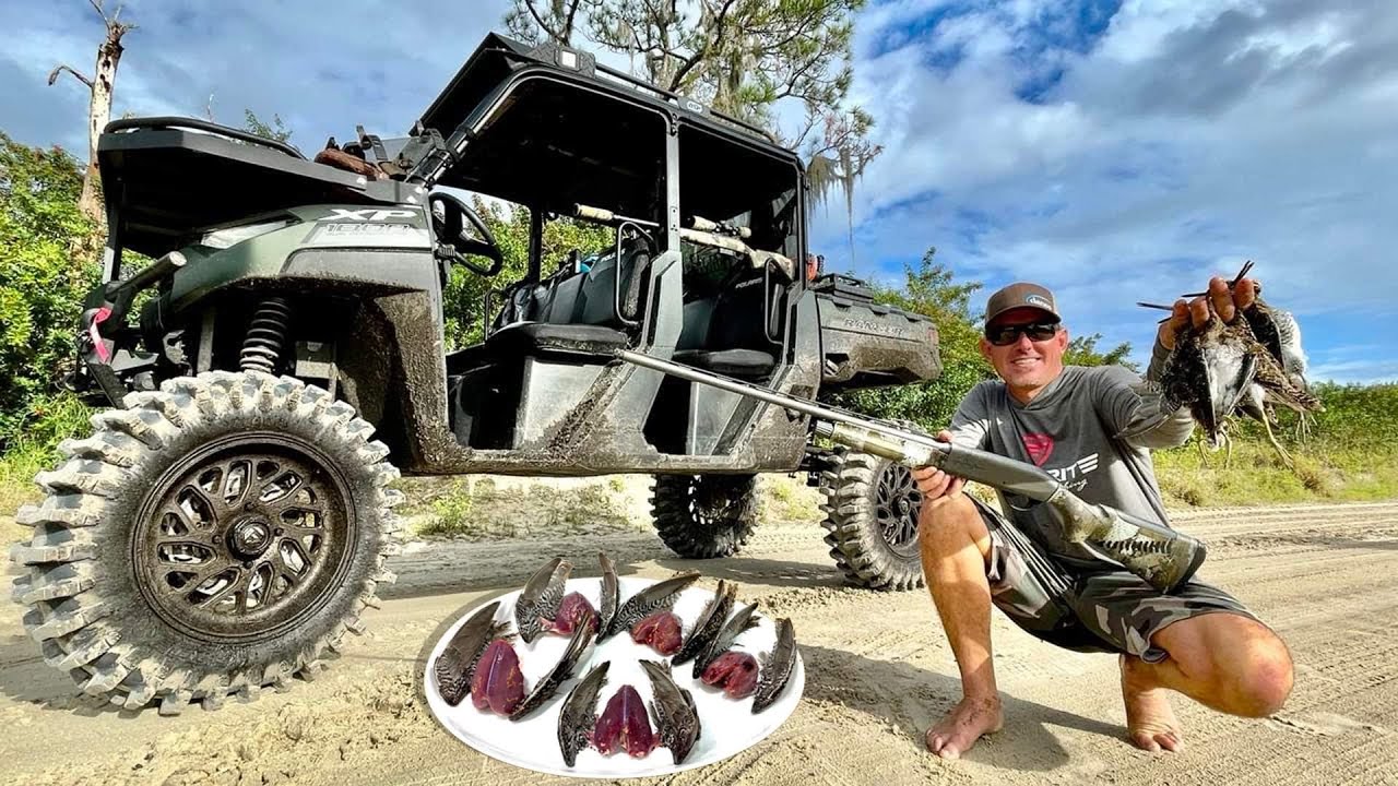 Snipe Hunting off a Giant Swamp Buggy ! (Catch & Cook BlueGabe Style)