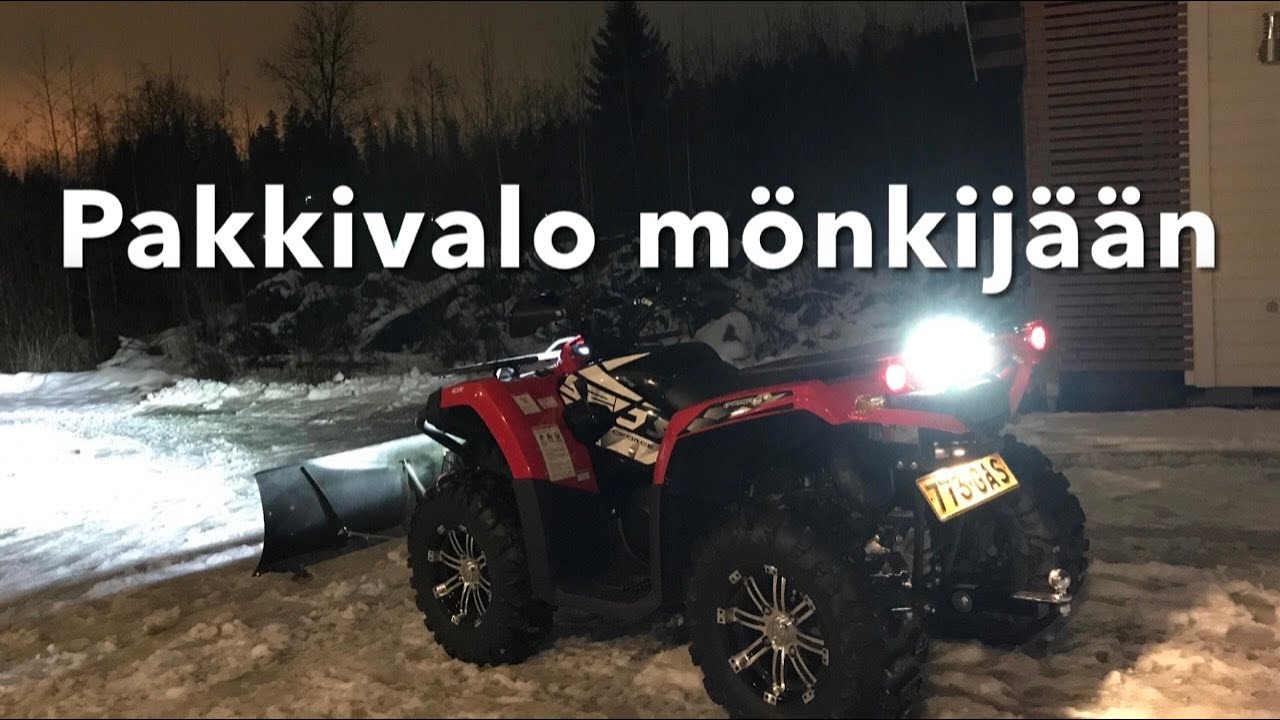 Pakkivalon asennus CFMoto 520 mönkijään | Reverse Light install for ATV #cfmoto #lisävalo #mönkijä
