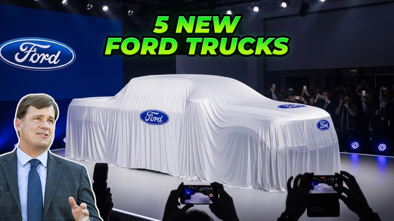 5 НОВЫХ пикапов Ford 2027 года, которые УНИЧТОЖАТ конкурентов!
