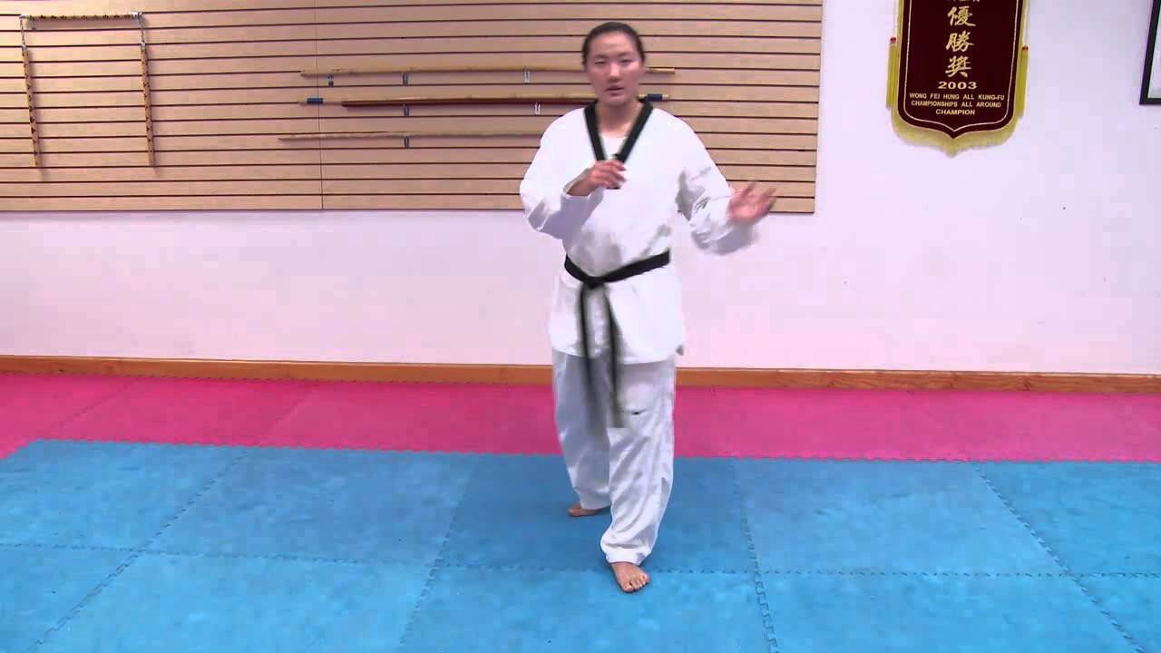 Taekwondo Spinning Heel Kick