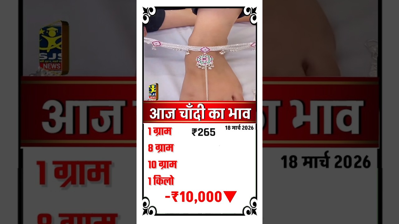 😱 आज चांदी में 10 हजार की गिरावट Today Silver Price in India #gold #goldprice #silver #goldjewellery