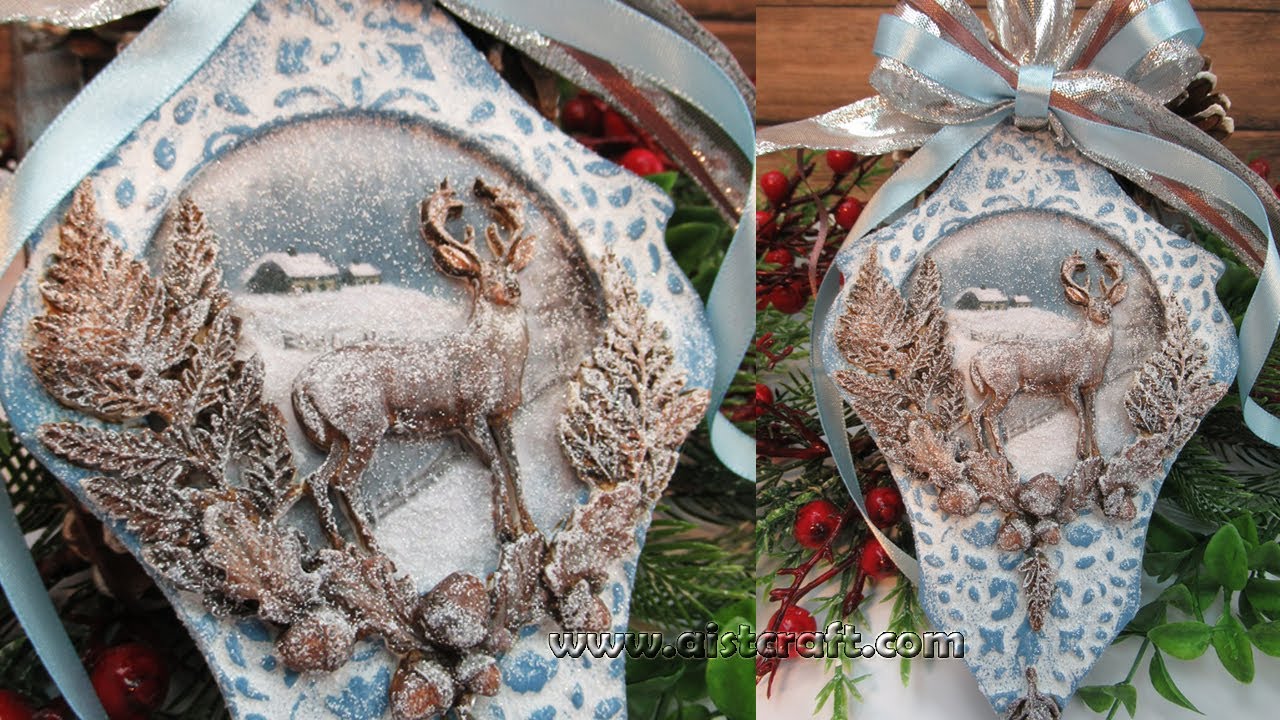 DIY Christmas Crafts 🎅 Christmas Ornaments 🎄 Air Dry Clay Ideas