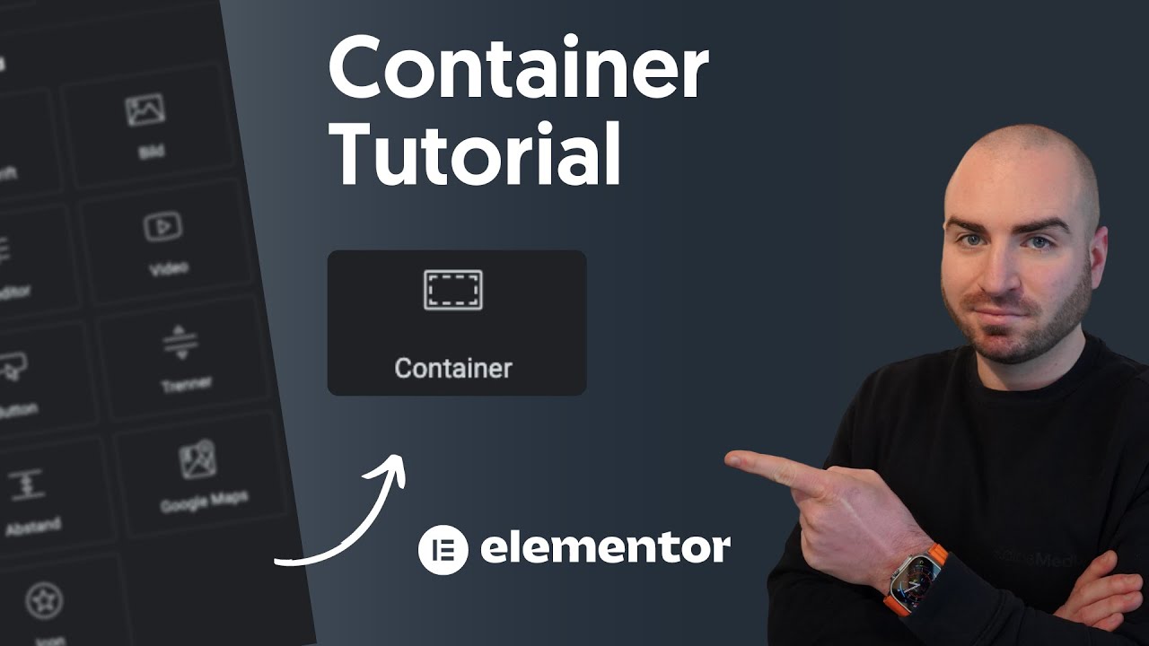 Elementor Container Tutorial [DE] - Step by Step Tutorial