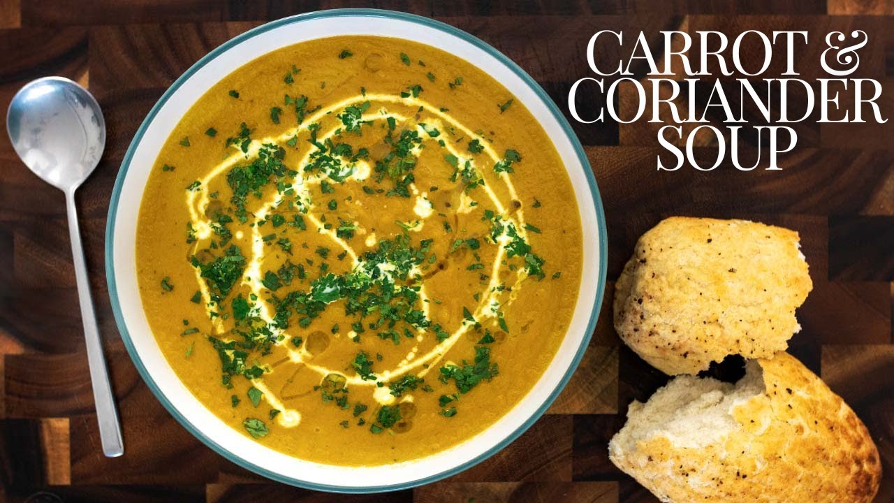 How a PRO makes Carrot & Coriander Soup at home
