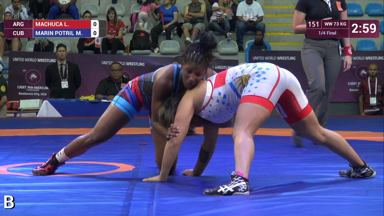 1/4 WW - 73 kg: L. MACHUCA (ARG) v. M. MARIN POTRIL (CUB)