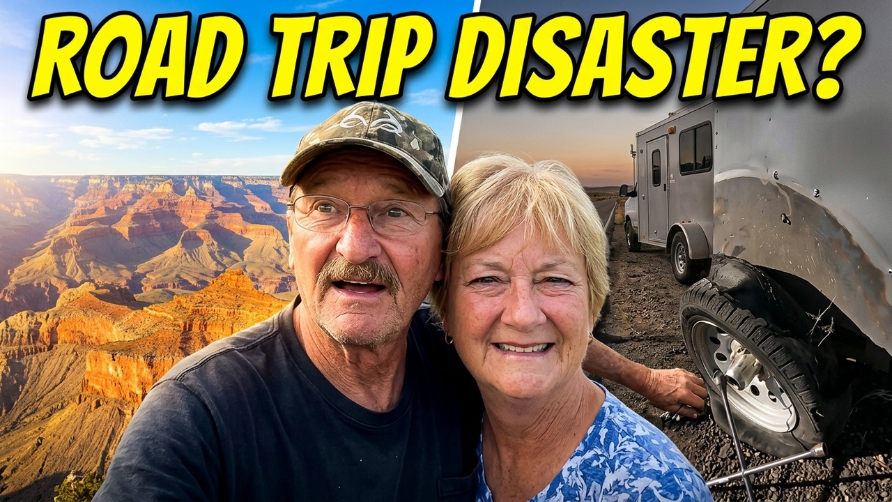 Senior cross country adventures in a 6x12 cargo camper