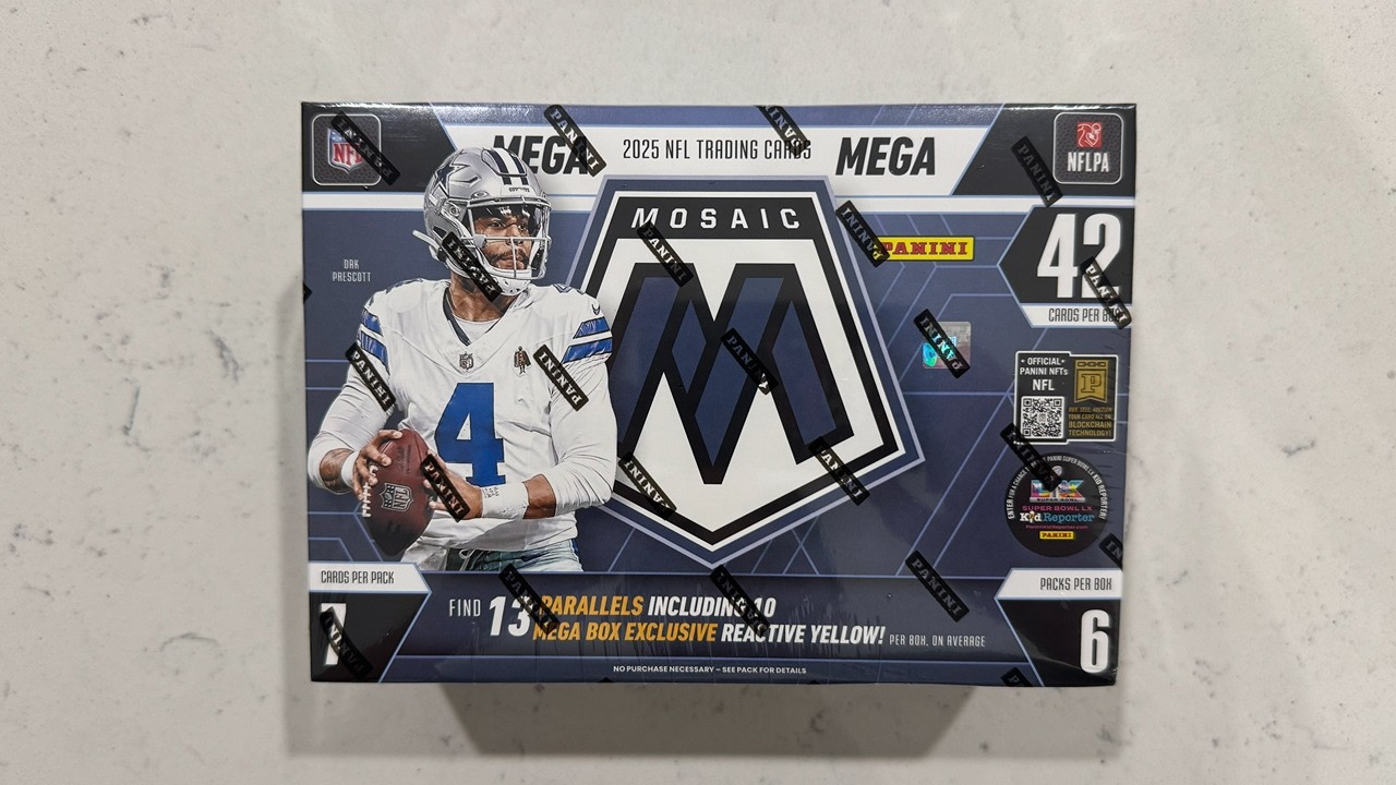 2025 Panini Football Mosaic Mega Box Gifted Box from best bud part 2
