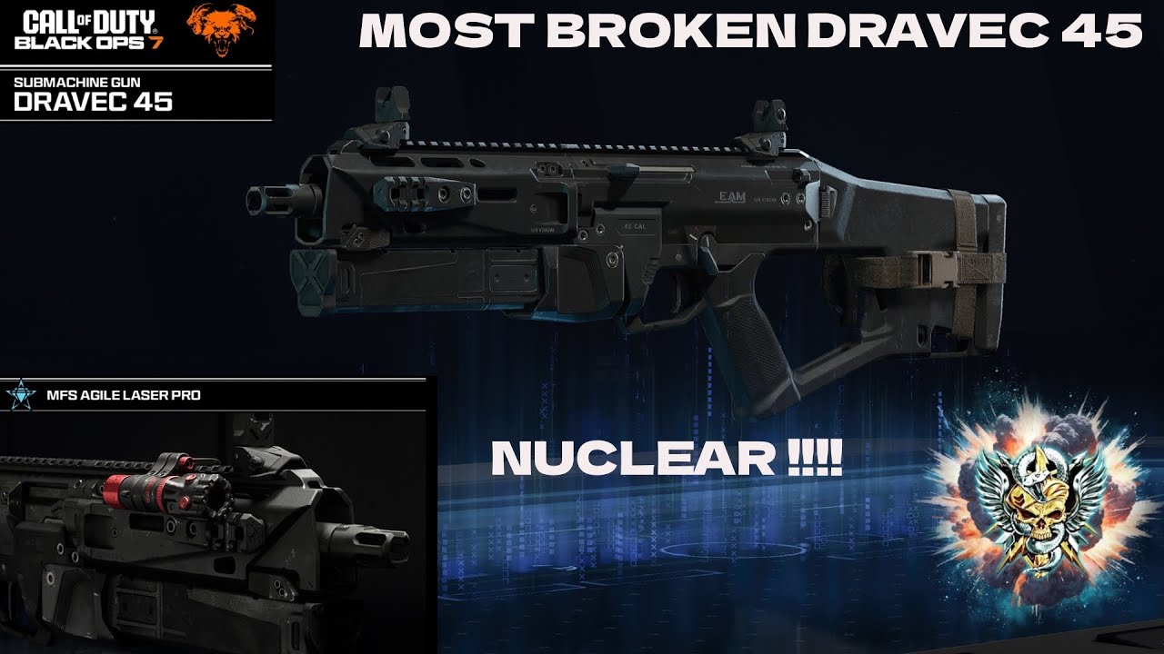 DRAVEC 45 is BROKEN on Nuketown… (NUKE)😳