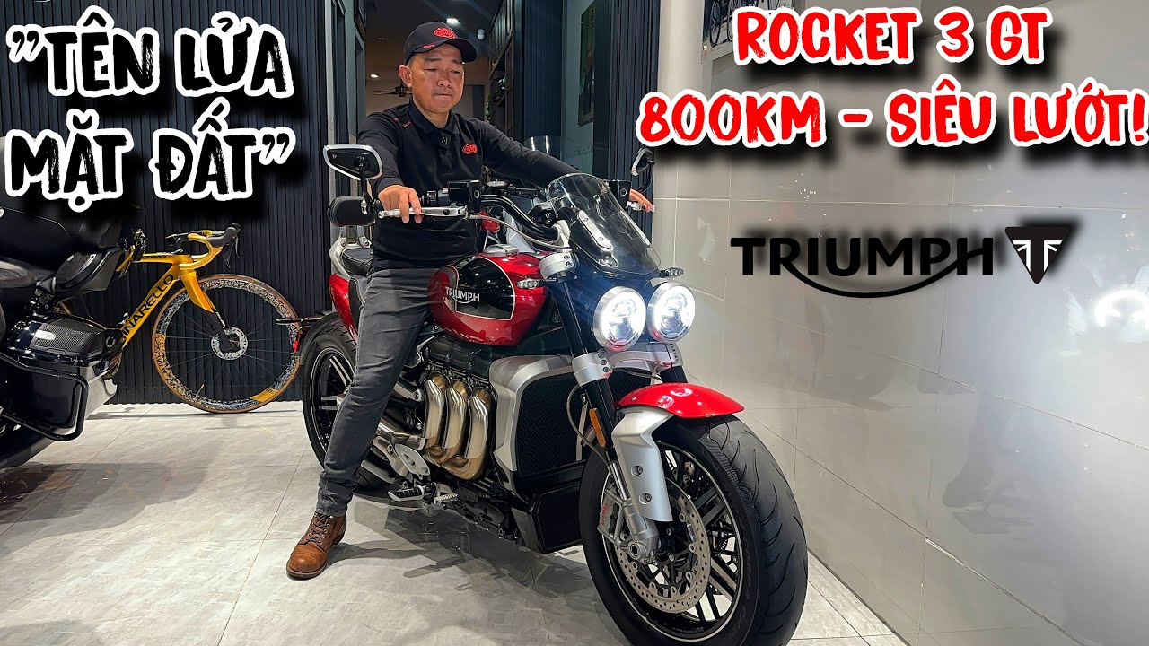 TRIUMPH ROCKET 3 GT - TÊN LỬA MẶT ĐẤT SIÊU XÀI LƯỚT GIÁ ÊM TAI ĐẸP KHÔNG ĐIỂM TRỪ MỜI ANH EM XEM 😎🏍️