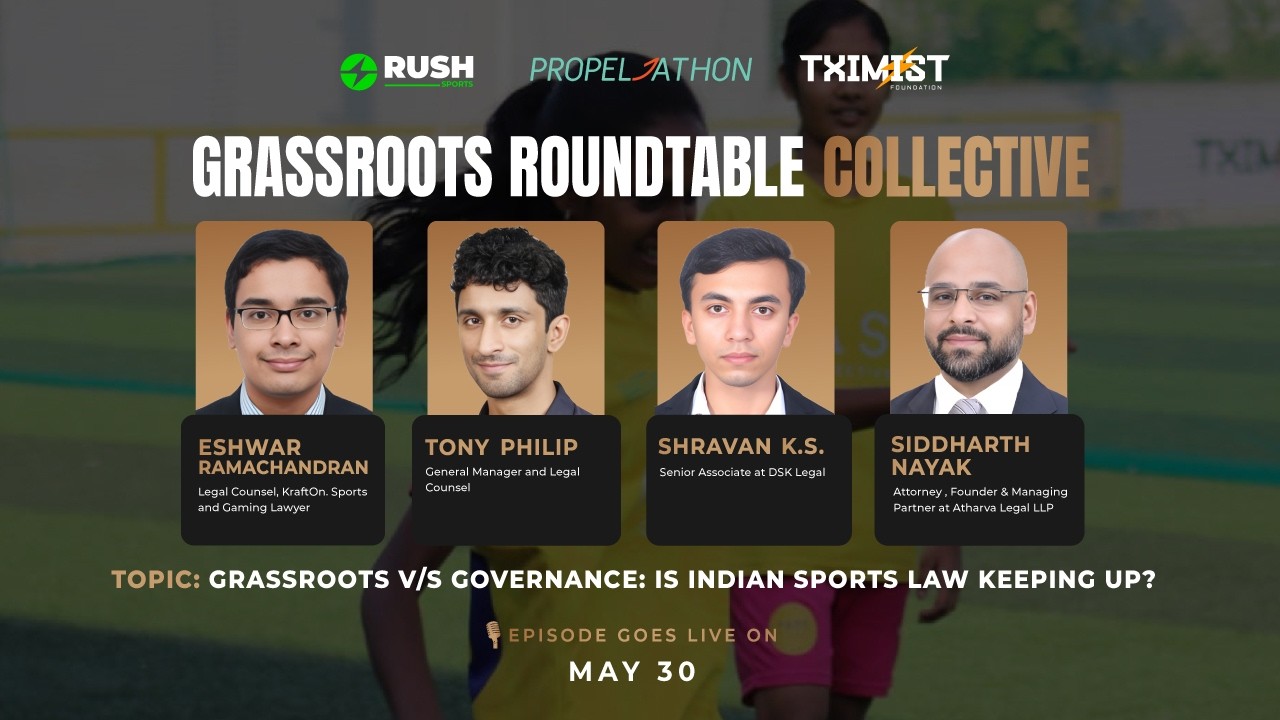 GRC | Episode 3: Grassroots vs Governance &mdash; Is Indian Sports Law Keeping Up?