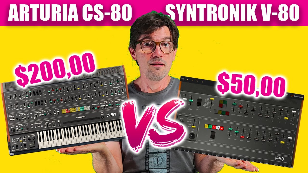 Arturia CS 80 против Syntronik V 80 Synths от @AGDugros