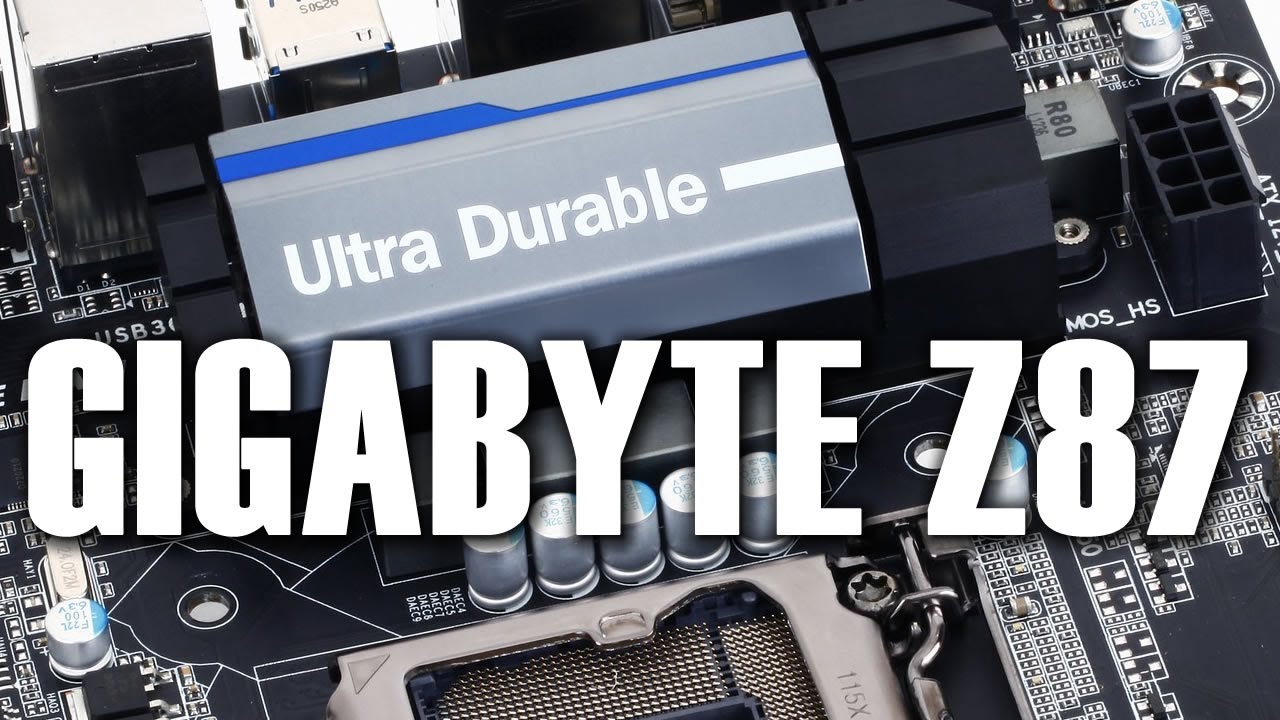 Gigabyte Z87 D3HP Motherboard Preview