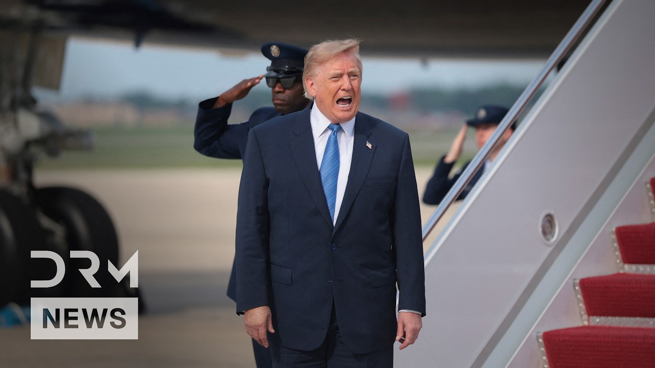 President Trump Returns to White House from Virginia | DRM News | AC1F