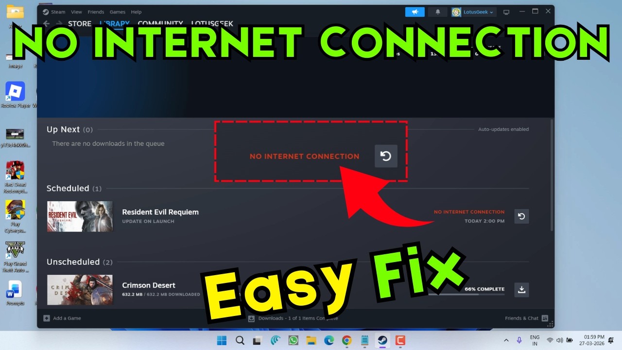 Исправление ошибки &laquo;нет подключения к интернету&raquo; в Steamtools