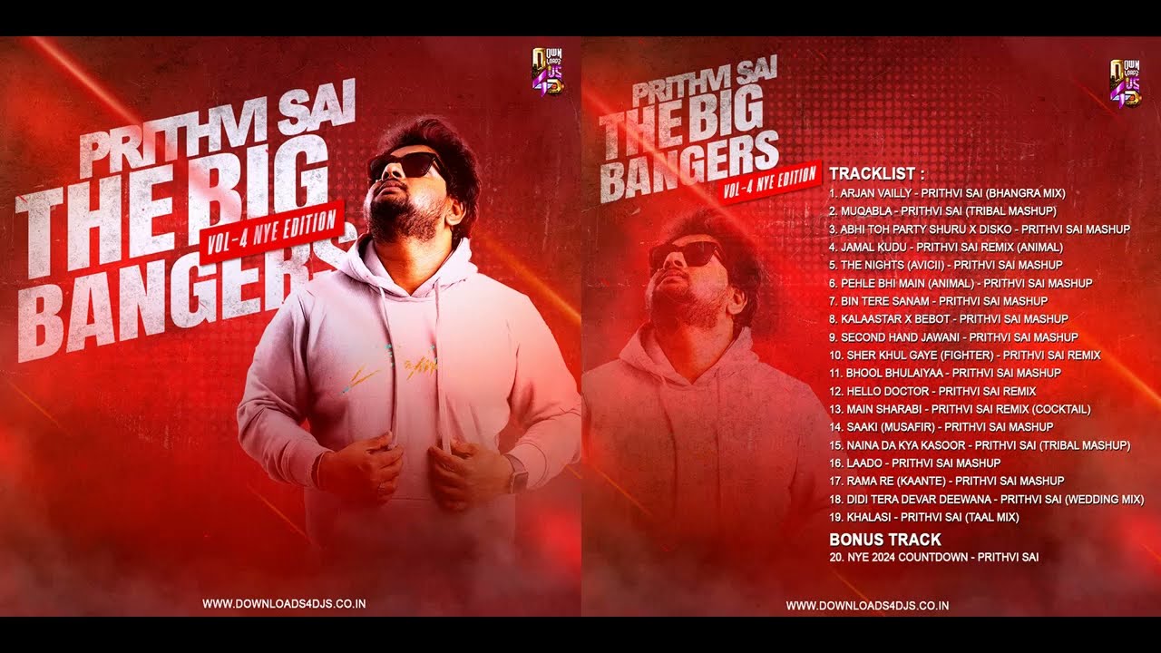 PRITHVI SAI - THE BIG BANGERS - VOL.4 (NYE 2024 EDITION) | REMIXES & MASHUP PACK [FREE DOWNLOAD]