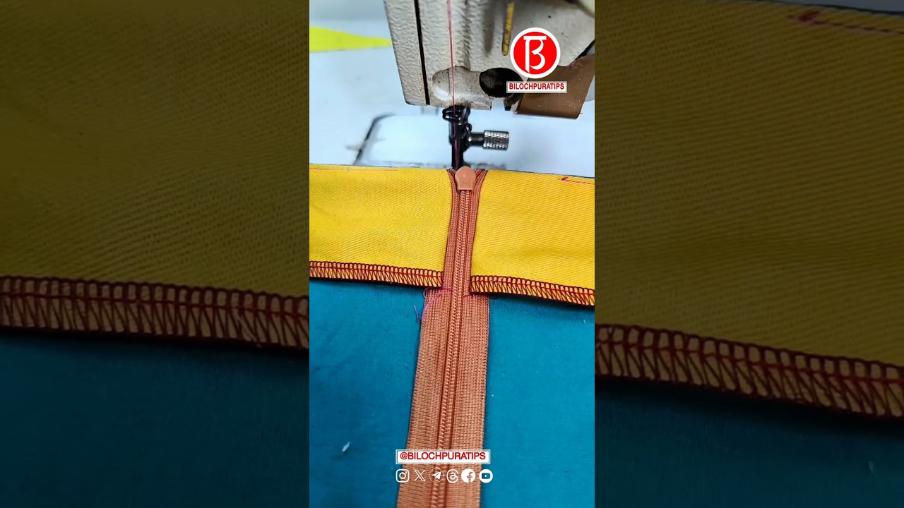 Hidden zipper on waist of skirt Sewing Tips