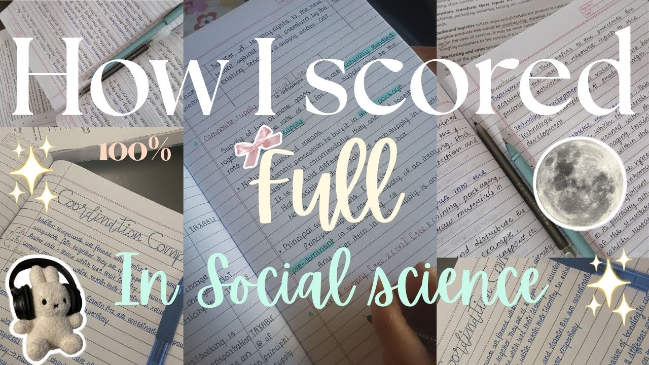 How I scored 100% in social science [ SST ] *NO COACHING* 👀✨️| Books , Strategy , Mapwork & Notes 🫧🤍