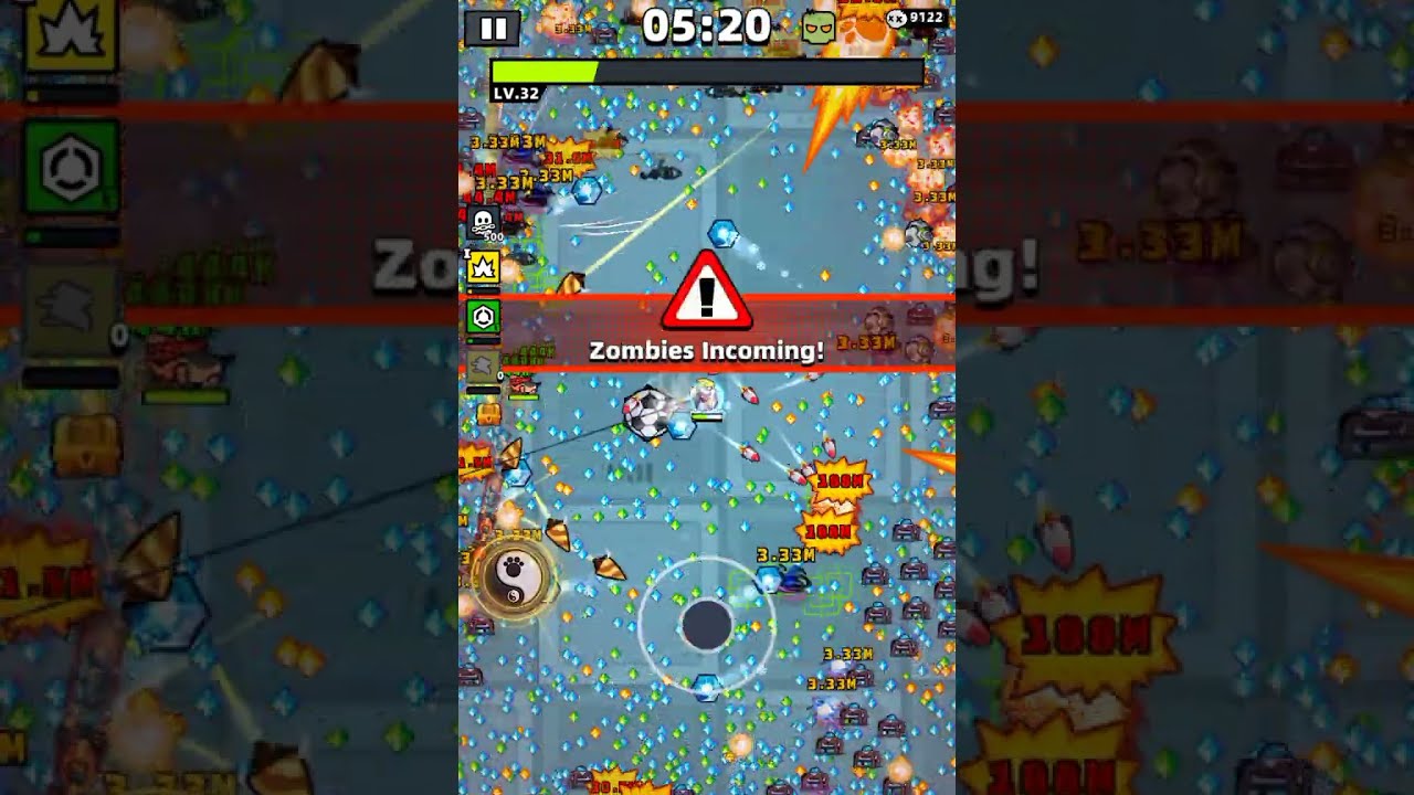 Survivor io gameplay visual skills on sword of disorder 