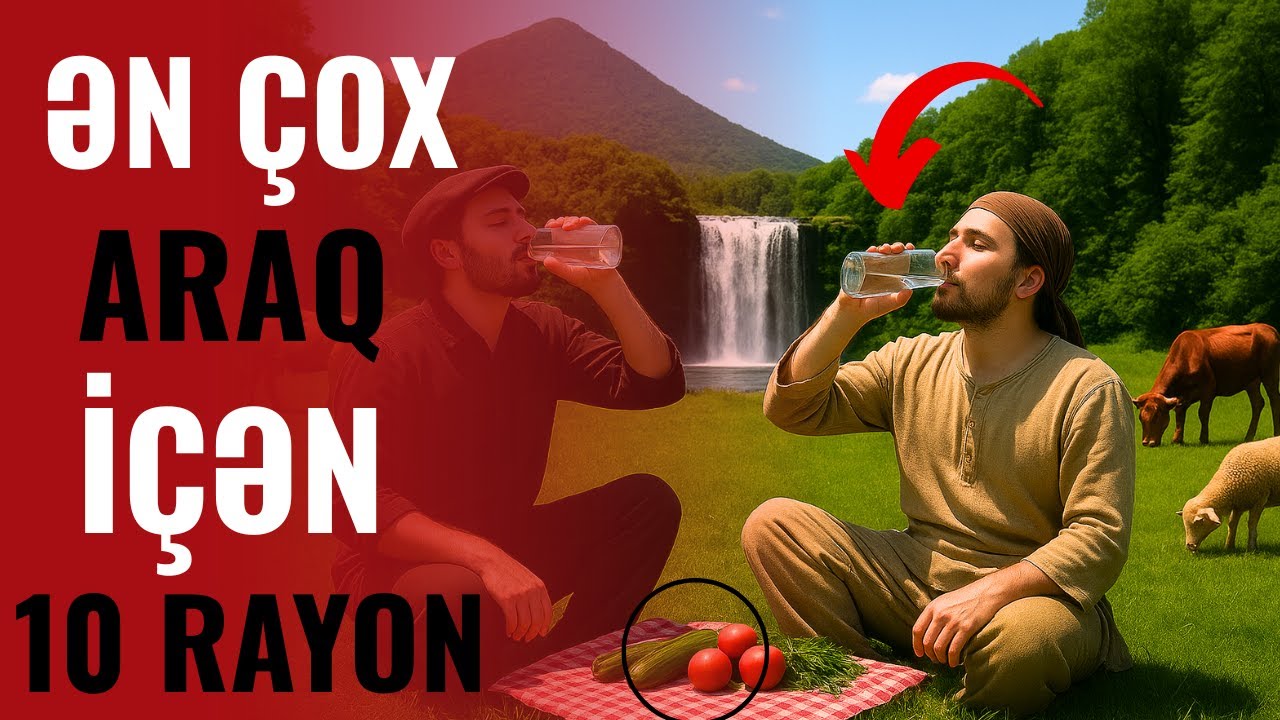 Azərbaycanda Ən Çox Spirtli İçki İçən 10 RAYON Hansılardır?