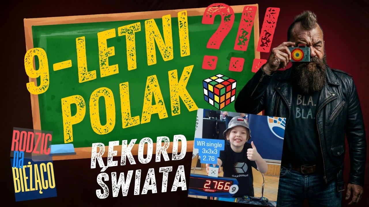 2,76 sekundy. 9-letni Polak pobił rekord świata w kostce Rubika!