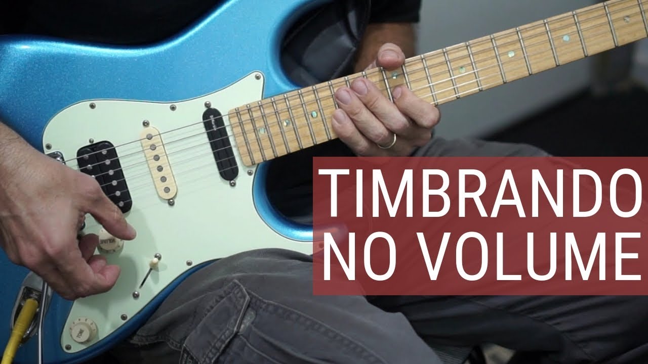 Como usar o BOTÃO DE VOLUME da GUITARRA para controlar a distorção e o timbre #auladeguitarra