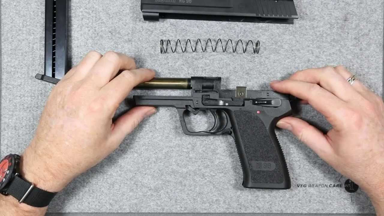 Zerlegen der Röhm RG96 für die Reinigung
