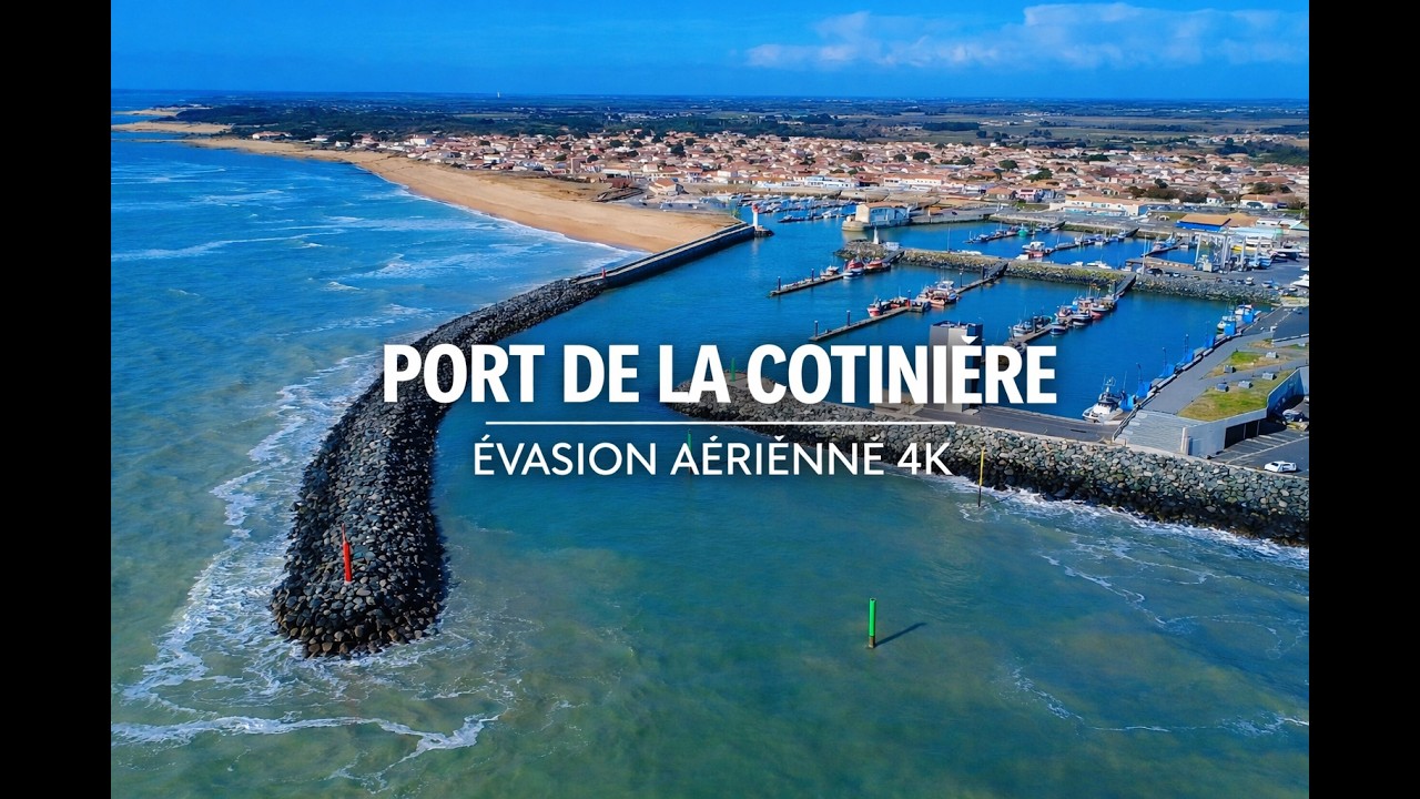 Port de la Cotini&egrave;re (&icirc;le d'Ol&eacute;ron): mon voyage a&eacute;rien UNIQUE en 4K [EP023]