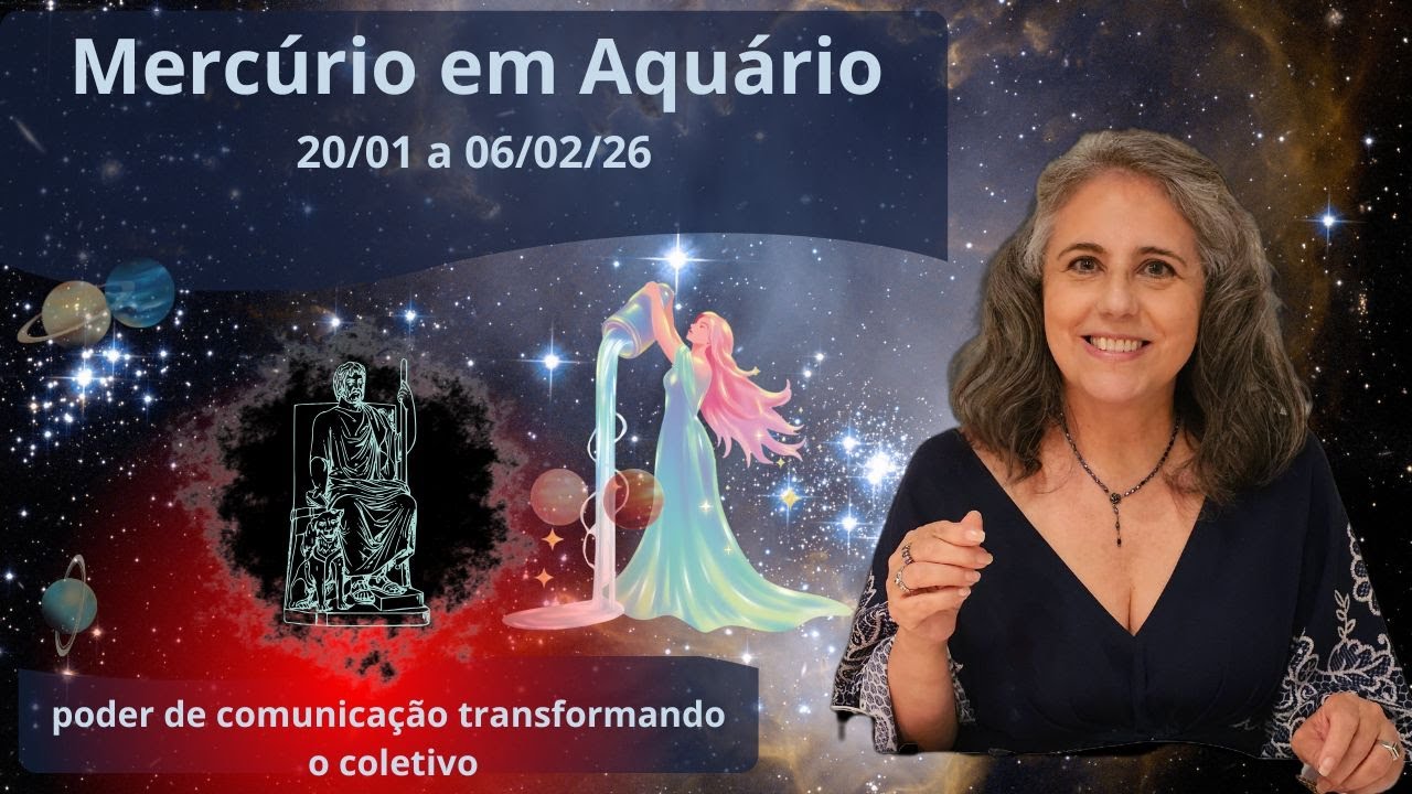 Mercúrio em Aquário razão e e comunicação ativadas pelo stellium | Astrologia em Foco
