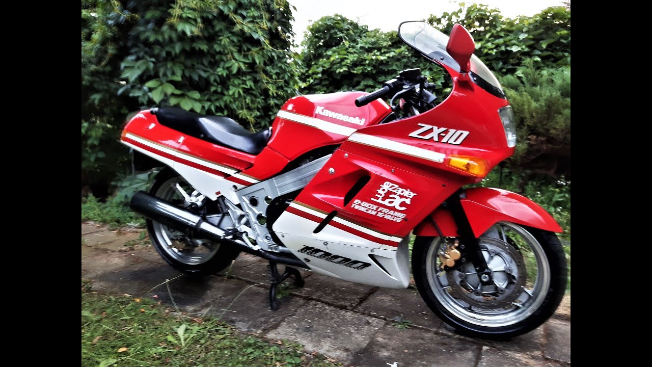Kawasaki ZX10  Tomcat 1989r Walk-around and startup
