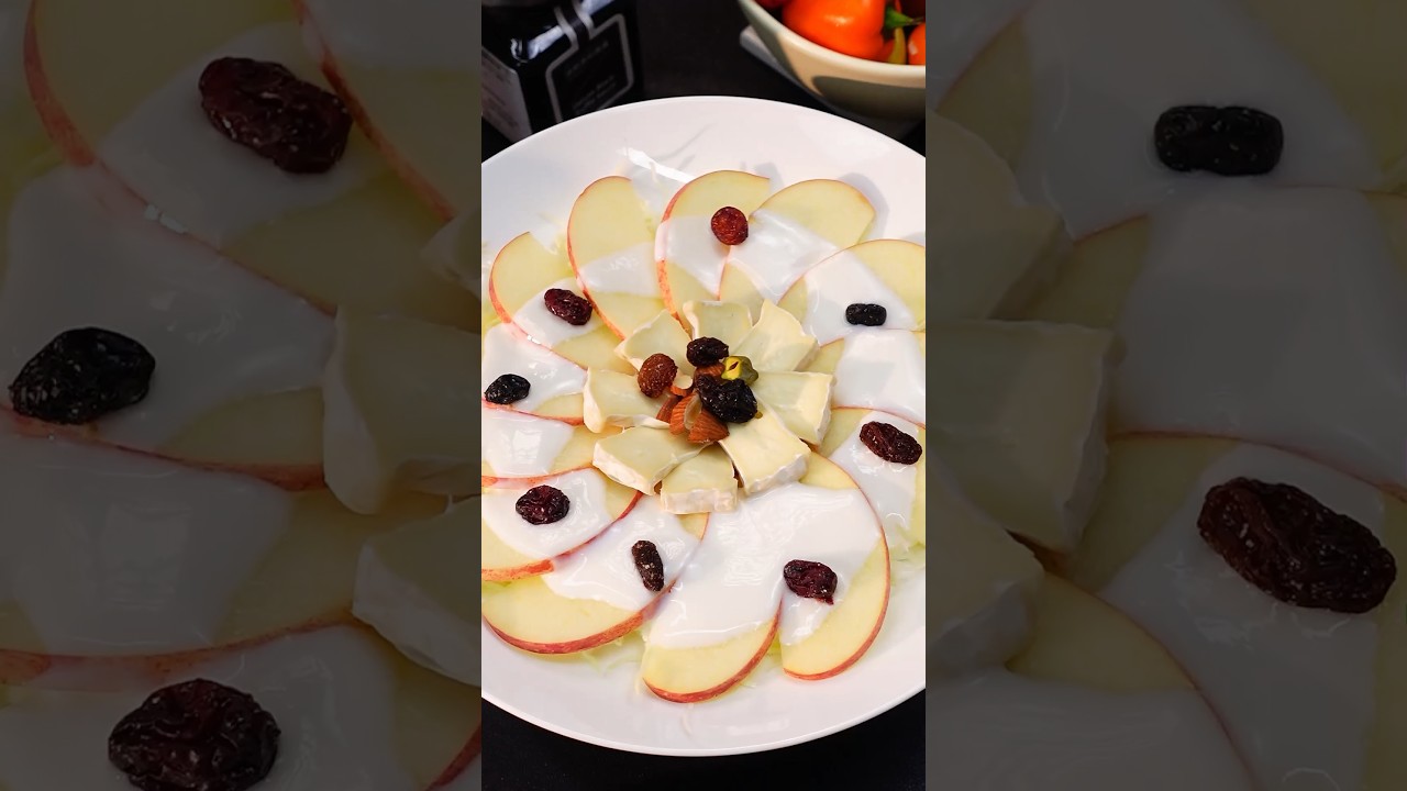 Apple Kale Salad 🍎🥗 #shorts #saladrecipe #applesalad #healthyfood #vegetarianrecipes #foodlover