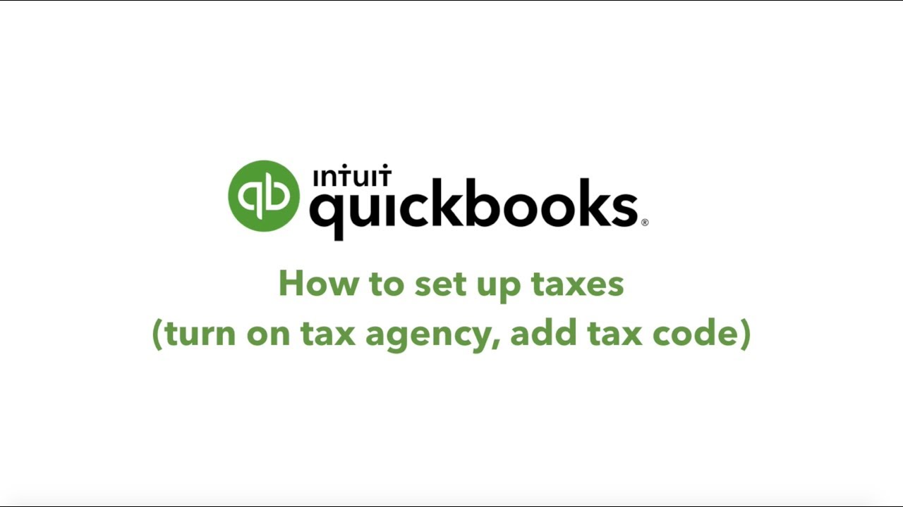 How to Turn on Tax Agency & Add Tax Code in QuickBooks Online | South Africa