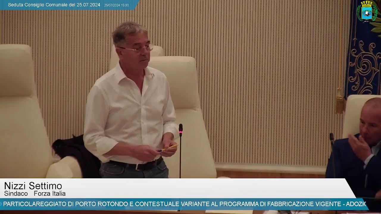 Seduta Consiglio Comunale del 25.07.2024