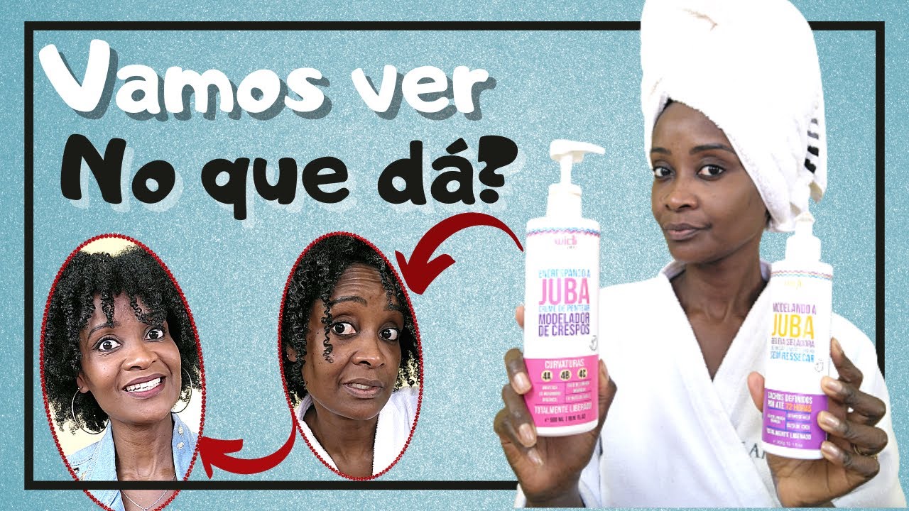 TESTANDO PRODUTOS DA WIDI CARE / ENCRESPANDO A JUBA.
