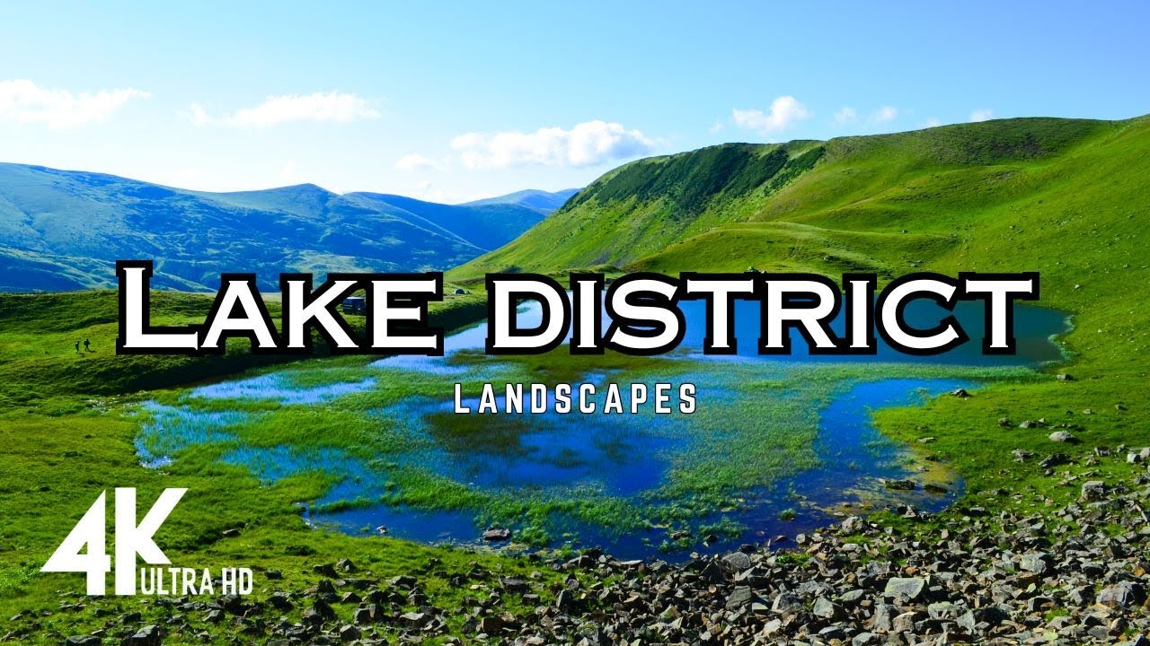 (4K) Amazing drone view of Lake District | Soothing Relaxation™