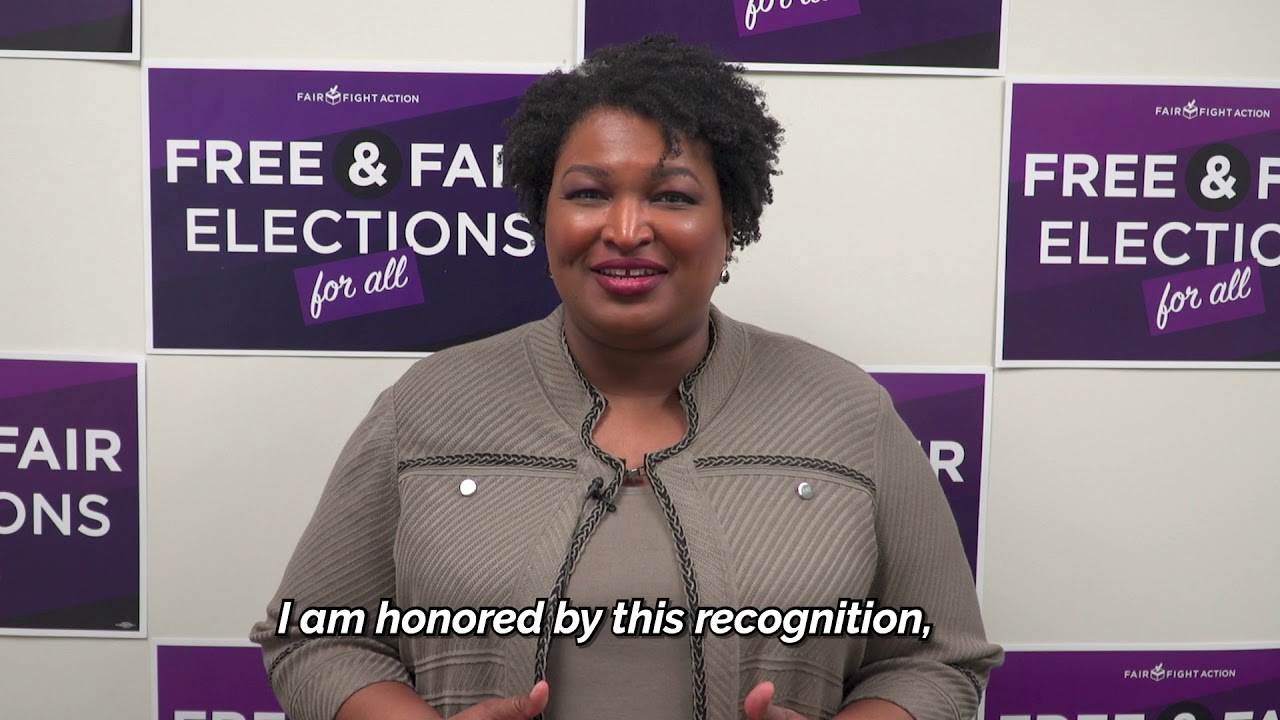 SOPHE's 2020 Honorary Fellow Stacey Yvonne Abrams, MPA, JD