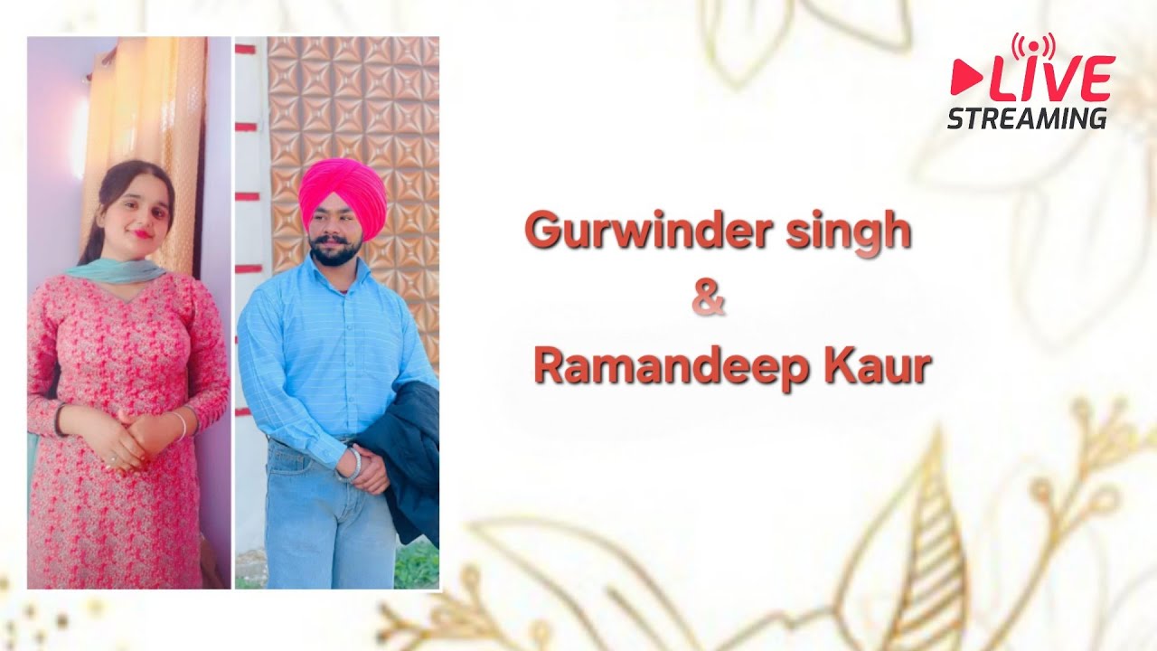 Gurwinder Singh 💞 Ramandeep Kaur 📸 Saini Studio Arno ☎️ 9876407872