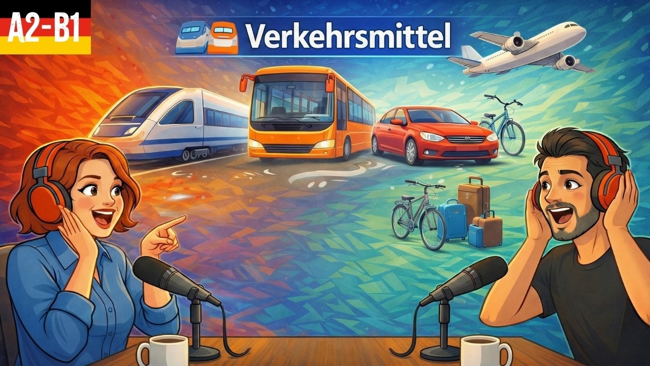Wie spricht man Deutsch? | Verkehrsmittel | Deutsch Sprechübung
