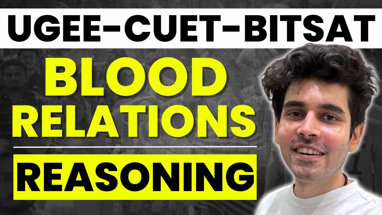 UGEE BITSAT CUET - Blood Relations #ugee #bitsat #cuet #namokaul
