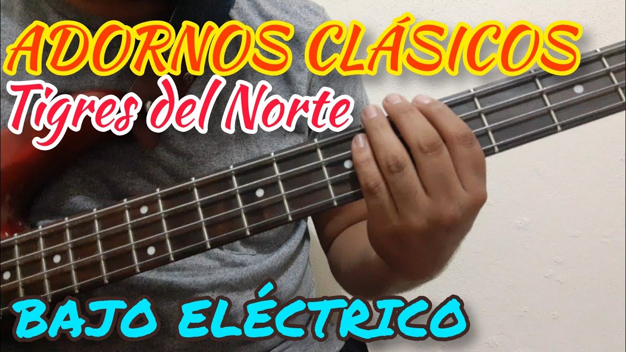 ADORNOS en Bajo Eléctrico estilo Tigres del Norte