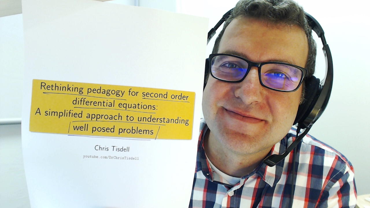 Rethinking pedagogy for second order differential equations: Research for undergraduates
