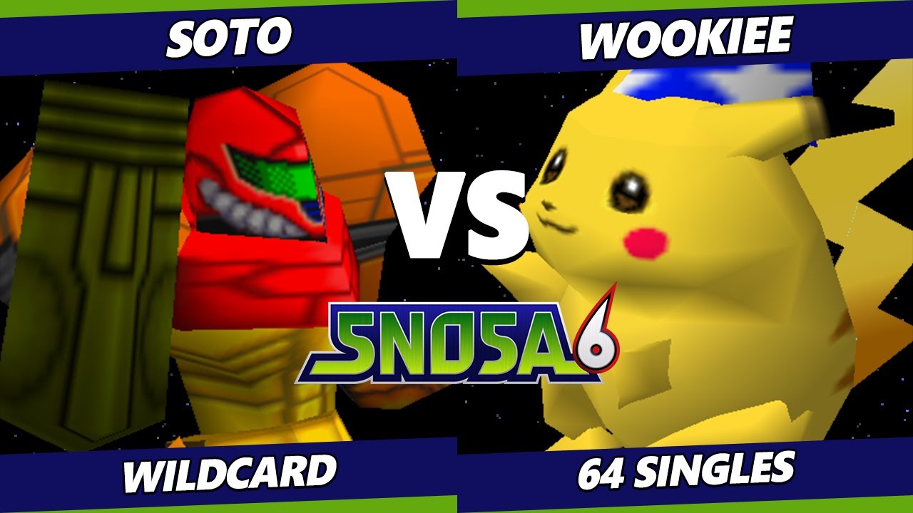 SNOSA 6 - Soto (Samus) Vs. Wookiee (Pikachu) Smash 64 - SSB64